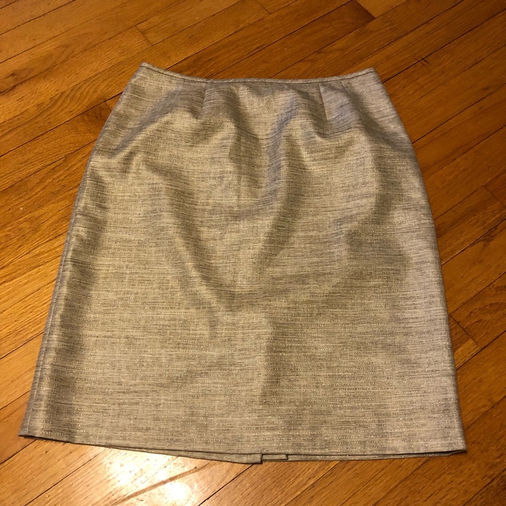 Kasper metallic skirt